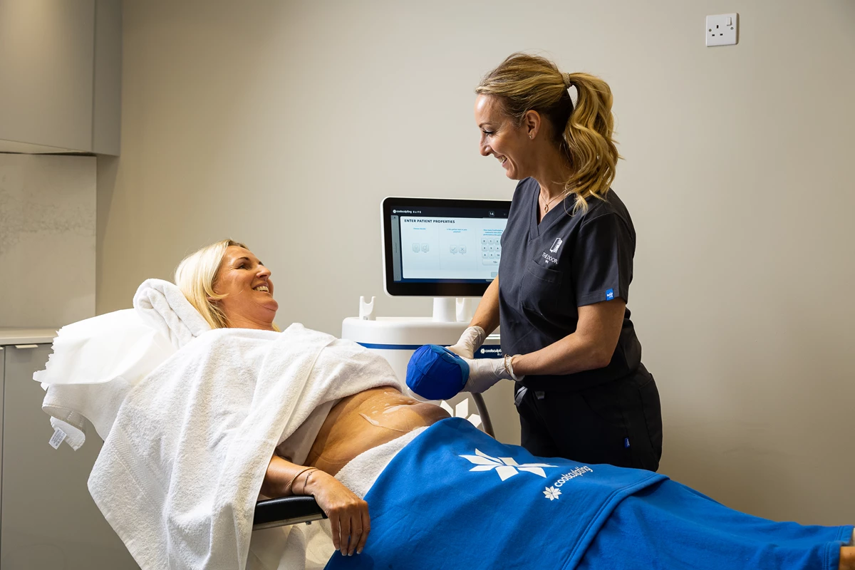 Coolsculpting fat freezing at The Door W4 with Kellie Lloyd