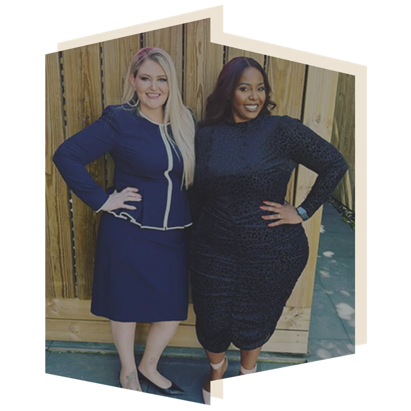 Gina and Dr Sarah Jenkins at The Door W4