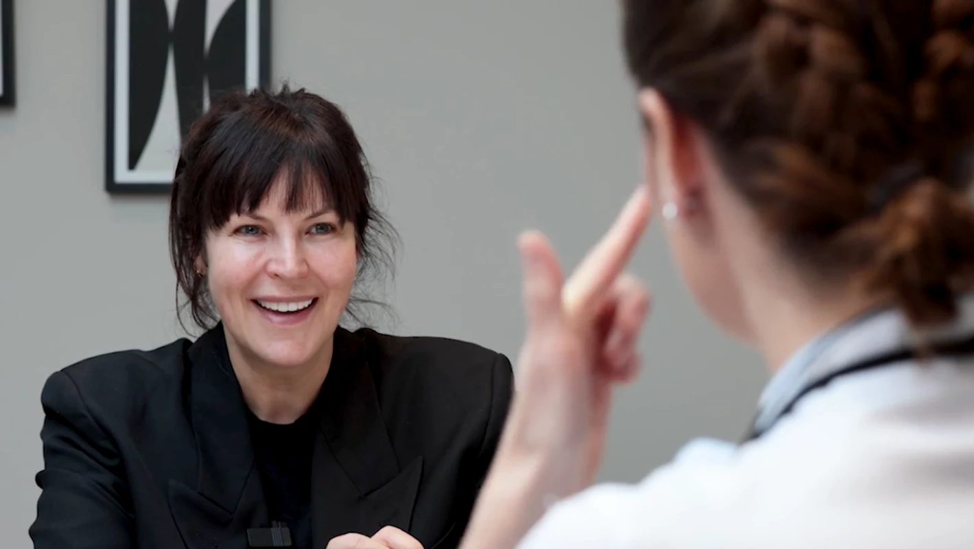 Anna Richardson sees Dr Julia at The Door W4 for Morpheus 8 skin tightening